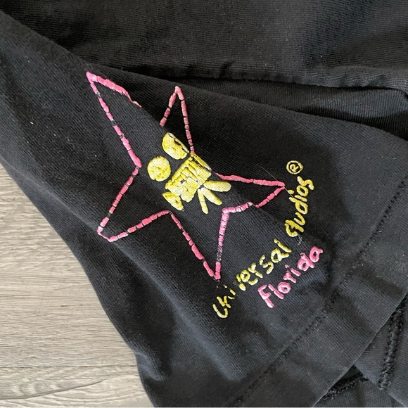 Vintage Universal Studios Florida T-Shirt Black Single Stitch - Picture 2 of 5